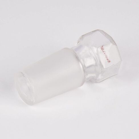 stonylab Glass Hex Head Hollow Glass Stopper, Hexagonal Head Glass Hollow Stopper for 19/22 Outer Joint Glass with Closed Bottom (5 Packs) in Saudi Arabia