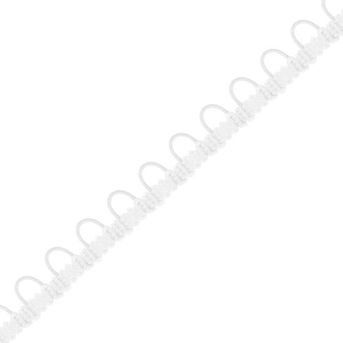 Mandala Crafts Ivory Elastic Button Loop Trim for Sewing & Bridal, 30 Yards in Kuwait