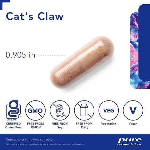 Pure Encapsulations Cat's Claw | Supplement to Support Joints, Immune and Cardiovascular Systems, and Gastrointestinal Health* | 90 Capsules in Saudi Arabia