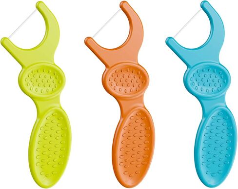 Plackers Flossers for Kids - 75 flossers with dual grip for different ages in Saudi Arabia