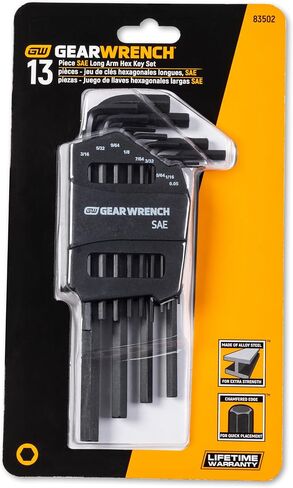 GEARWRENCH 31 Piece Magnetic Long Ball End SAE/Metric/Torx® Hex Key Set - 83527, Large in Saudi Arabia