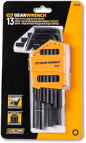 GEARWRENCH 31 Piece Magnetic Long Ball End SAE/Metric/Torx® Hex Key Set - 83527, Large in Saudi Arabia