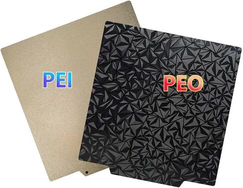 PEI + PEO لوحة بناء مزدوجة الجانب لـ CR-10، وKobra Plus، وطابعة ثلاثية الأبعاد مزخرفة PEI + لوحة فولاذية زنبركية ناعمة PEO وقاعدة مغناطيسية لـ CR-10S، والمدفعية SW-X1/X2، وAnet A8 Plus 310x310 مم in Kuwait