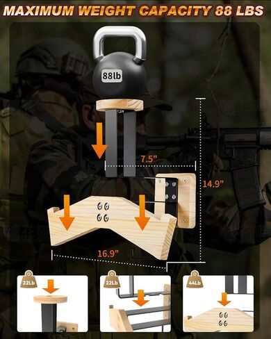 حامل معدات تكتيكية يثبت على الحائط مع خطاف، حامل خوذة، حامل جاكيت، حامل لوحة حامل، منظم عرض لدراجات الشرطة والدراجات النارية وبدلة كرة القدم in Kuwait