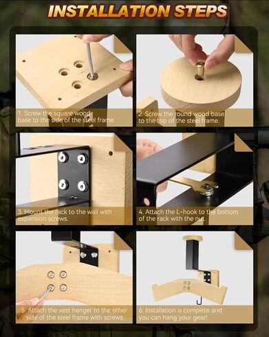 حامل معدات تكتيكية يثبت على الحائط مع خطاف، حامل خوذة، حامل جاكيت، حامل لوحة حامل، منظم عرض لدراجات الشرطة والدراجات النارية وبدلة كرة القدم in Kuwait