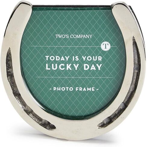 Two's Company Lucky Day Horseshoe 3 1/2" X 3 1/2" Photo Frame in Saudi Arabia