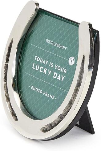 Two's Company Lucky Day Horseshoe 3 1/2" X 3 1/2" Photo Frame in Saudi Arabia