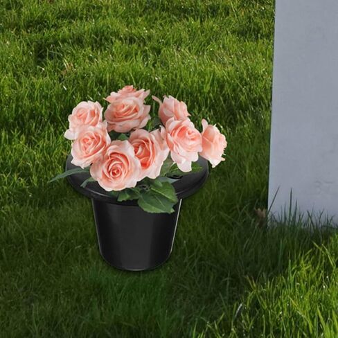 Toddmomy 10pcs Cemetery Grave Vase Inserts, 16 Holes Plastic Cemetery Flowers Holder Bracket for Grave Vase Reusable Cemetery Decor Tombstone Markers Memorials Sympathy in Saudi Arabia