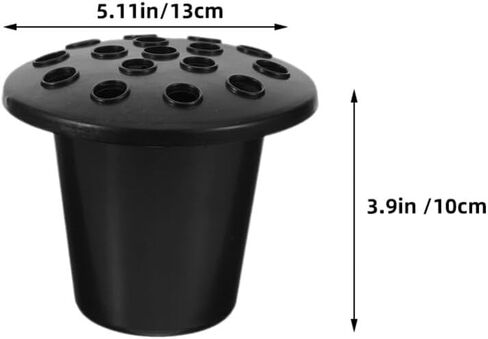 Toddmomy 10pcs Cemetery Grave Vase Inserts, 16 Holes Plastic Cemetery Flowers Holder Bracket for Grave Vase Reusable Cemetery Decor Tombstone Markers Memorials Sympathy in Saudi Arabia