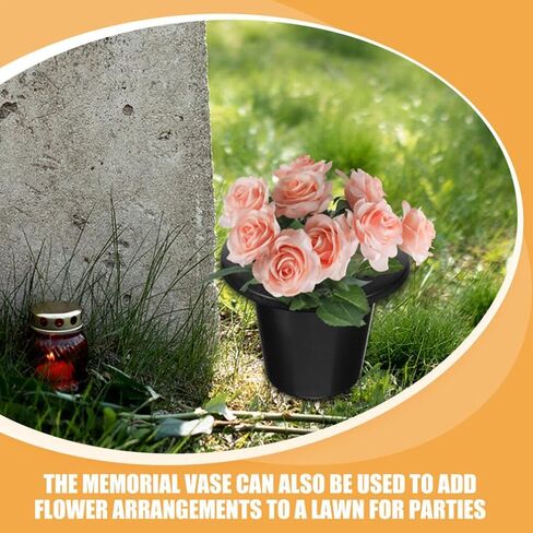 Toddmomy 10pcs Cemetery Grave Vase Inserts, 16 Holes Plastic Cemetery Flowers Holder Bracket for Grave Vase Reusable Cemetery Decor Tombstone Markers Memorials Sympathy in Saudi Arabia