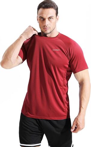 CADMUS Men's 3 Pack Workout Shirts Dry Fit Mesh Athletic T-Shirts in Saudi Arabia