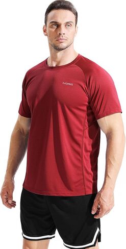 CADMUS Men's 3 Pack Workout Shirts Dry Fit Mesh Athletic T-Shirts in Saudi Arabia