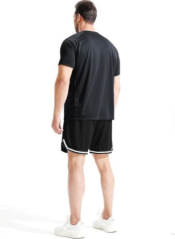 CADMUS Men's 3 Pack Workout Shirts Dry Fit Mesh Athletic T-Shirts in Saudi Arabia
