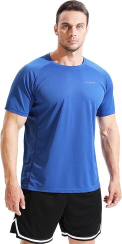 CADMUS Men's 3 Pack Workout Shirts Dry Fit Mesh Athletic T-Shirts in Saudi Arabia