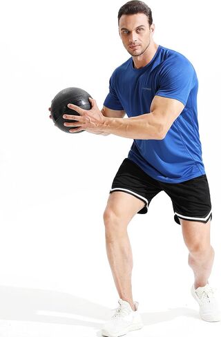 CADMUS Men's 3 Pack Workout Shirts Dry Fit Mesh Athletic T-Shirts in Saudi Arabia