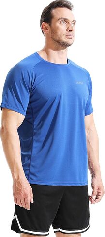 CADMUS Men's 3 Pack Workout Shirts Dry Fit Mesh Athletic T-Shirts in Saudi Arabia
