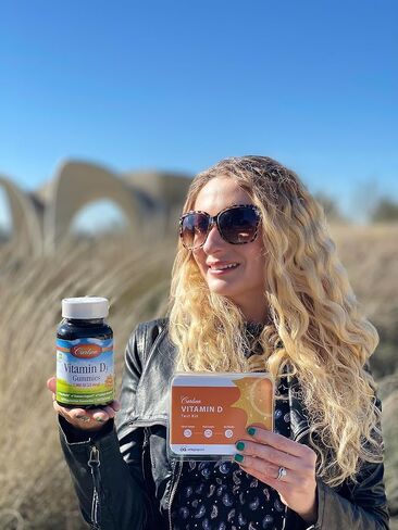 Carlson - Vitamin D3 Gummies, 1000 IU (25 mcg), Bone Health, Immune Support & Calcium Absorption, Natural Fruit Flavors, 60 Vegetarian Gummies in Saudi Arabia