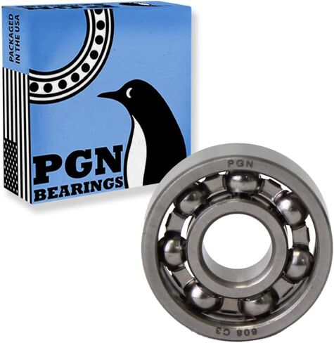10 (Ten) Fidget Spinner Bearing, 608 Open, Chrome Steel Bearing Balls, 8x22x7, Ball Center Replacement Part Kit in Kuwait