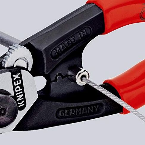 أدوات KNIPEX - قاطعات حبال الأسلاك، متعددة المكونات (9562190)، 7 1/4 بوصة، قبضة مريحة in Kuwait