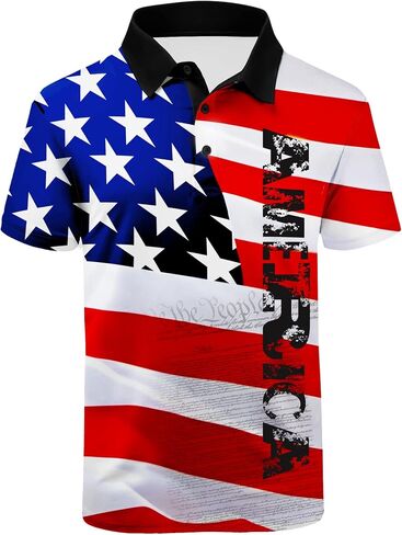 Mens Golf Shirts Short Sleeve Print Performance Athletic Casual Tennis Golf Polo Shirts for Men Summer Collared Shirt in Saudi Arabia