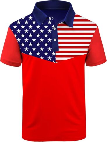 Mens Golf Shirts Short Sleeve Print Performance Athletic Casual Tennis Golf Polo Shirts for Men Summer Collared Shirt in Saudi Arabia