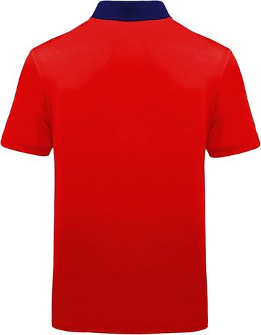 Mens Golf Shirts Short Sleeve Print Performance Athletic Casual Tennis Golf Polo Shirts for Men Summer Collared Shirt in Saudi Arabia