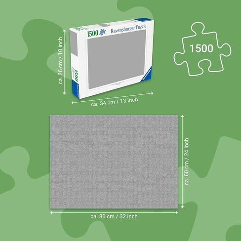 Ravensburger Country Cottage 1500 Piece Jigsaw Puzzle for Adults – Softclick Technology Means Pieces Fit Together Perfectly, Green in Saudi Arabia