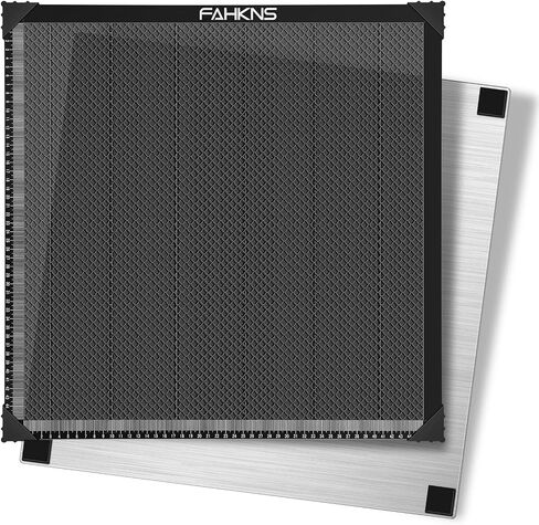 FAHKNS Honeycomb Working Table, 15.7"x15.7"x0.87" Honeycomb Laser Bed for Most Laser Engravers, for Fast Heat Dissipation and Table-Protecting with Aluminum Plate in Saudi Arabia