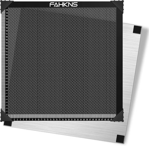 FAHKNS Honeycomb Working Table, 15.7"x15.7"x0.87" Honeycomb Laser Bed for Most Laser Engravers, for Fast Heat Dissipation and Table-Protecting with Aluminum Plate in Saudi Arabia