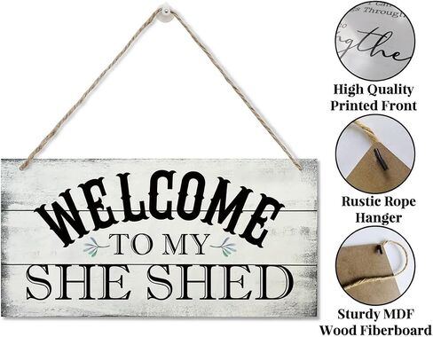 There's No Place Like Home Decor Sign, Hanging Wood Sign Home Decorative, Printed Wood Wall Art Sign, Front Door Decoration, Farmhouse Front Door Wall Art Sign, Sweet Home Wall Decor 12 * 6inch in Kuwait