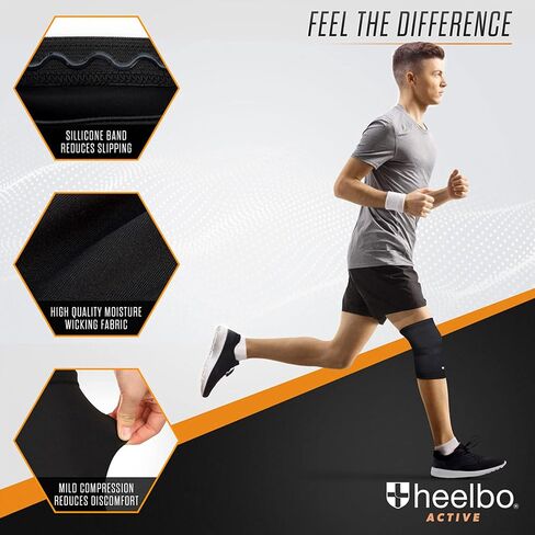 Elbow Sleeve and Elbow Compression Sleeve with Copper Infused Fibers and Breathable Fabric for Tendonitis, Golfers Weight Lifting, Tennis Elbow or Arthritis for Men and Women, Black, Large in Saudi Arabia