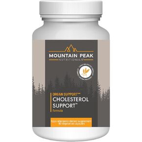 Mountain Peak Nutritionals Cholesterol Support - Helps Support Healthy Cholesterol Levels - Artichoke Extract - Hypoallergenic Dietary Supplement (90 Vegetarian Capsules)