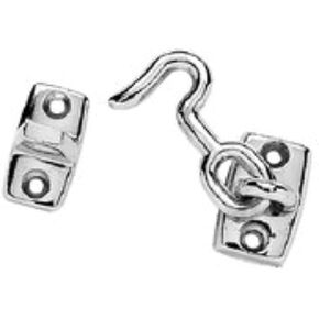 SEACHOICE Cabin Door Hook 1-3/4" Chrome Plated Zinc