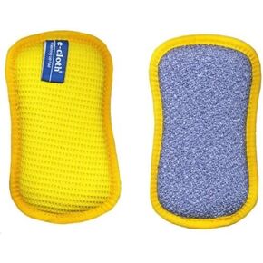 E-Cloth Washing Up Pad 3 Pack Kitchen Sponge Scour Scrubber Microfiber