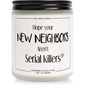 House Warming Gifts New Home, New Home Gift Ideas - Lavender Scented Soy Wax Candle, Funny Housewarming Gifts, Best Housewarming Gifts for Men Women Friends New Homeowner