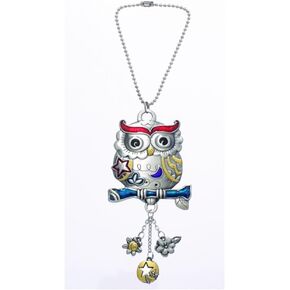 Ganz Owl Color Art Car Charm