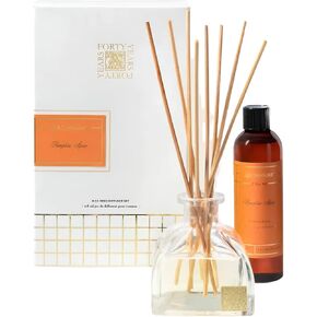 PUMPKIN SPICE Aromatique Reed Diffuser Gift Set Square Glass Bottle