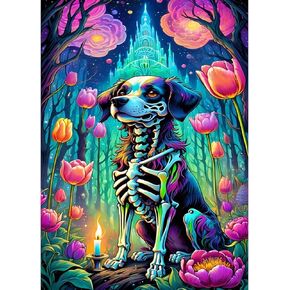 1tonine 4 Pack 5D Diamond Painting Kits for Adults - DIY Animal Diamond Art for Kids Full Drill Crystal Art for Home Wall Decor Diamond Dots - Fun Gifts for Women 13.8" x 13.8"