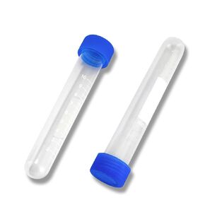10ml Plastic Test Tubes - Ideal for Various Uses like Scientific Experiments, Birthday Party Favors, Plant Propagation, Storage Solutions & More - Clear Tubes With Secure Caps - 10ml, 20pcs