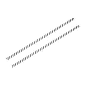 uxcell 2 Pcs Linear Motion Rod Shaft Guide 10mm x 400mm (0.394" x 15.75") Hardened Chrome Plated Steel Linear Rail Rod for 3D Printer, CNC Machine