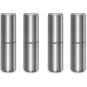4 PCS Weldable Barrel Hinges，3 Inch x ¾ Inch (L x W) Weld On Bullet Hinges 304 Stainless Steel Heavy Duty 500Lbs Load Capacity Detachable Door Hinges for Metal Swing Door, Windows, Trailer Ramp Gate