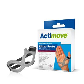 Actimove Professional Line Rhizo Forte Thumb Brace, Left, Gray, Small