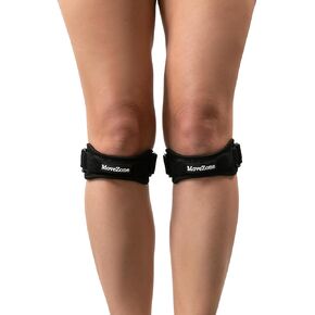 Patella Tendon Knee Strap 2 Pack, Knee Pain Relief Support Brace Hiking, Soccer, Basketball, Running, Jumpers Knee, Tennis, Tendonitis, Volleyball & Squats