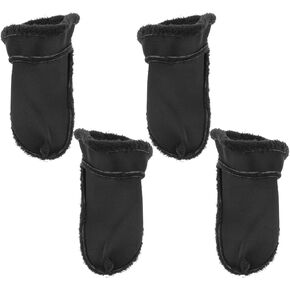 Abaodam 2 Pairs Winter Fluffy Shoes Inserts Cozy Clog Liner Skates That Attach to Shoes Clog Liners Replacement Unisex Shoe Liners Furry Plush Men and Women Hairy White Shoes