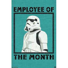 Trends International Star Wars: Saga - Employee Of The Month Wall Poster, 22.375" x 34", Unframed Version
