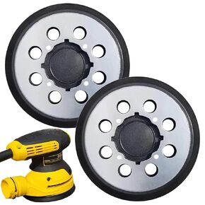 2 Pack Replacement Metal Sanding Pads for Dewalt, 5 inch 8 Hole Hook and Loop DWE64233 & N329079 Backplane Replacement Pad, Compatible with DWE6421-B2, DWE6421-B3, DWE6423/6423K, DWE6421/6421K