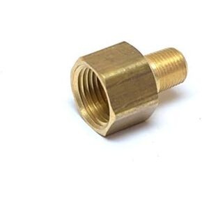3/8" Female NPT FPT FIP to 1/8" Male MPT MIP Brass Pipe Adaptor Fitting Fuel/Air/Water/Boat/Gas/Oil WOG
