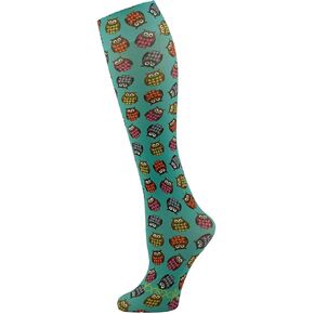 Hocsocx Owls in Argyle Socks Performance Liner Moisture-Wicking Protection for Field Hockey, Ice Hockey, and Soccer