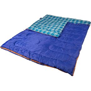 Stansport Stansport Trekker - 86 In X 34 In Mummy Sleeping Bag, Green/Gray