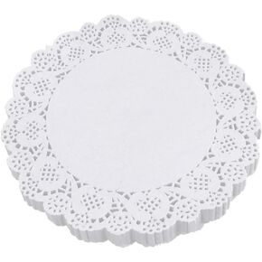 CC wonderland zone PPaper Doilies 4 inch,White Paper Doilies, Lace Paper Doilies Round Decorative Paper,100 PCS